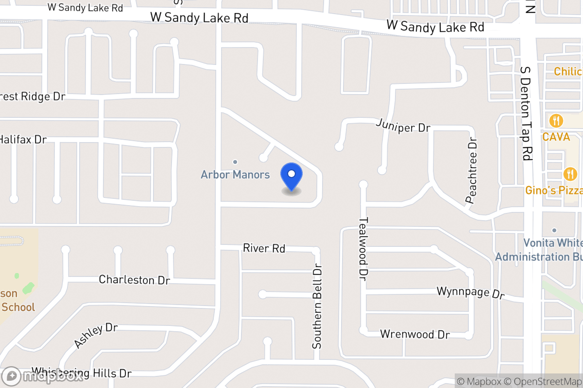 Map of 206 Fieldcrest Loop