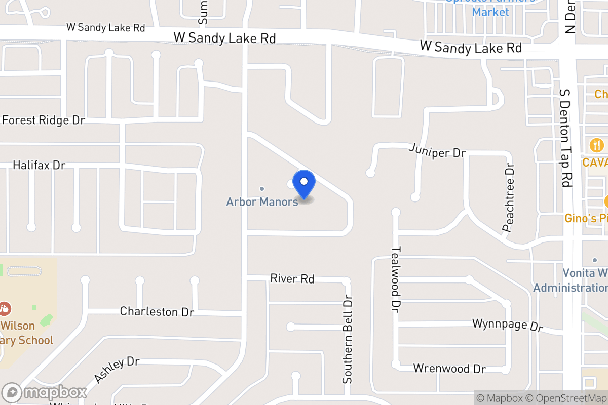Map of 400 Fieldcrest Cir