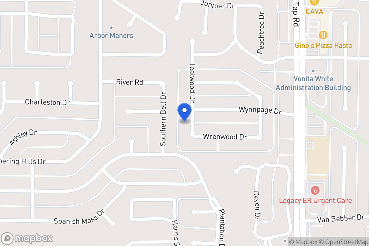 Map of 279 Tealwood Dr