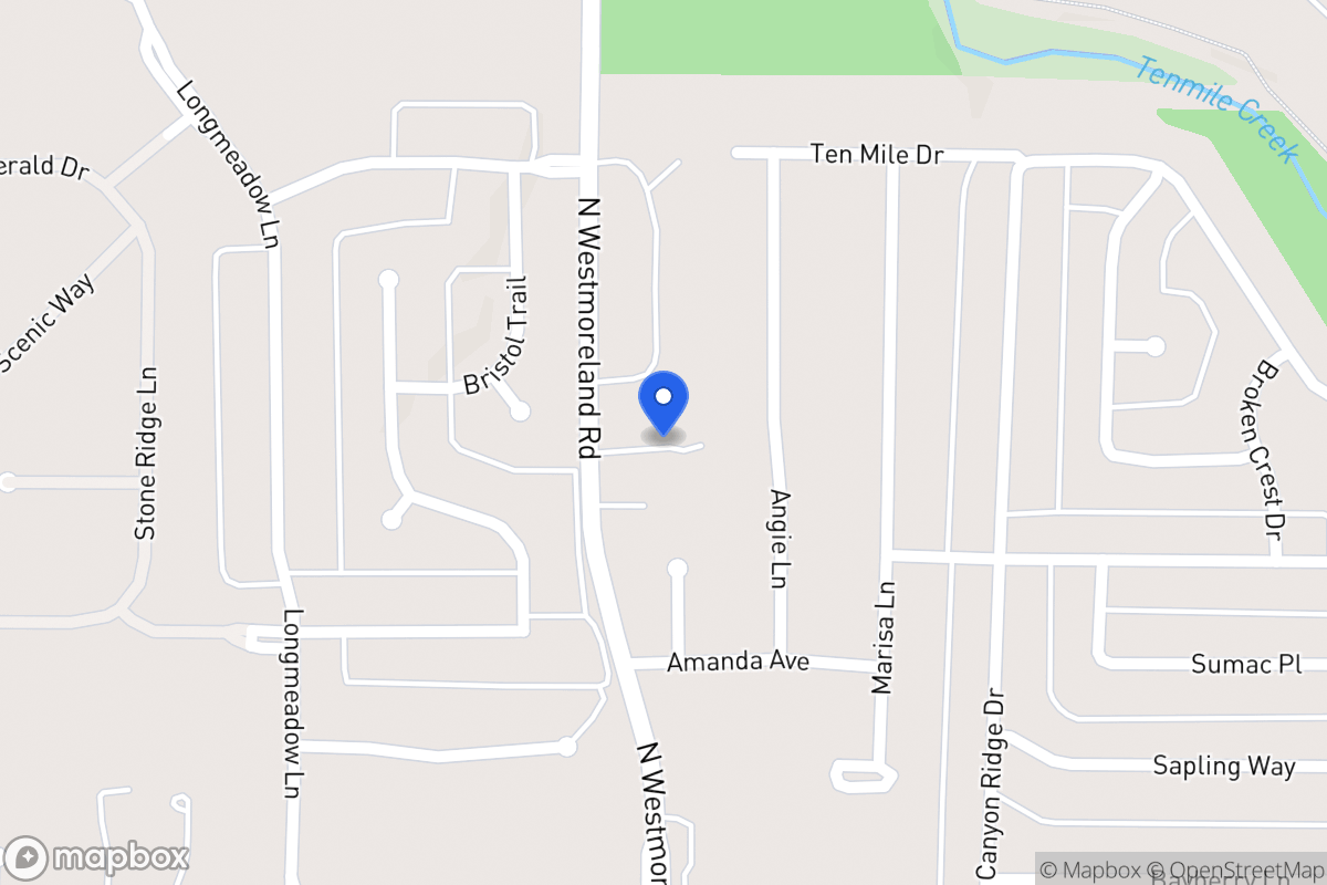 Map of 1108 N Westmoreland Rd
