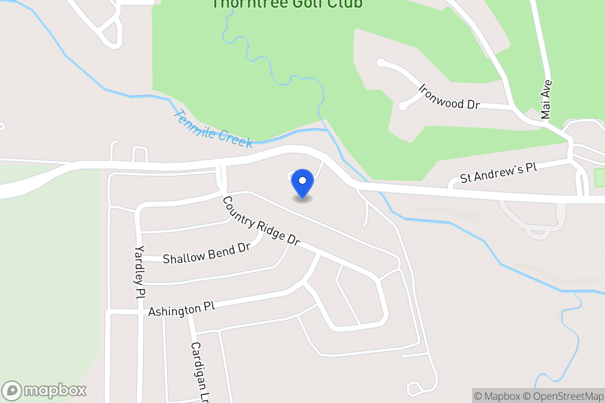 Map of 1096 W Wintergreen Rd
