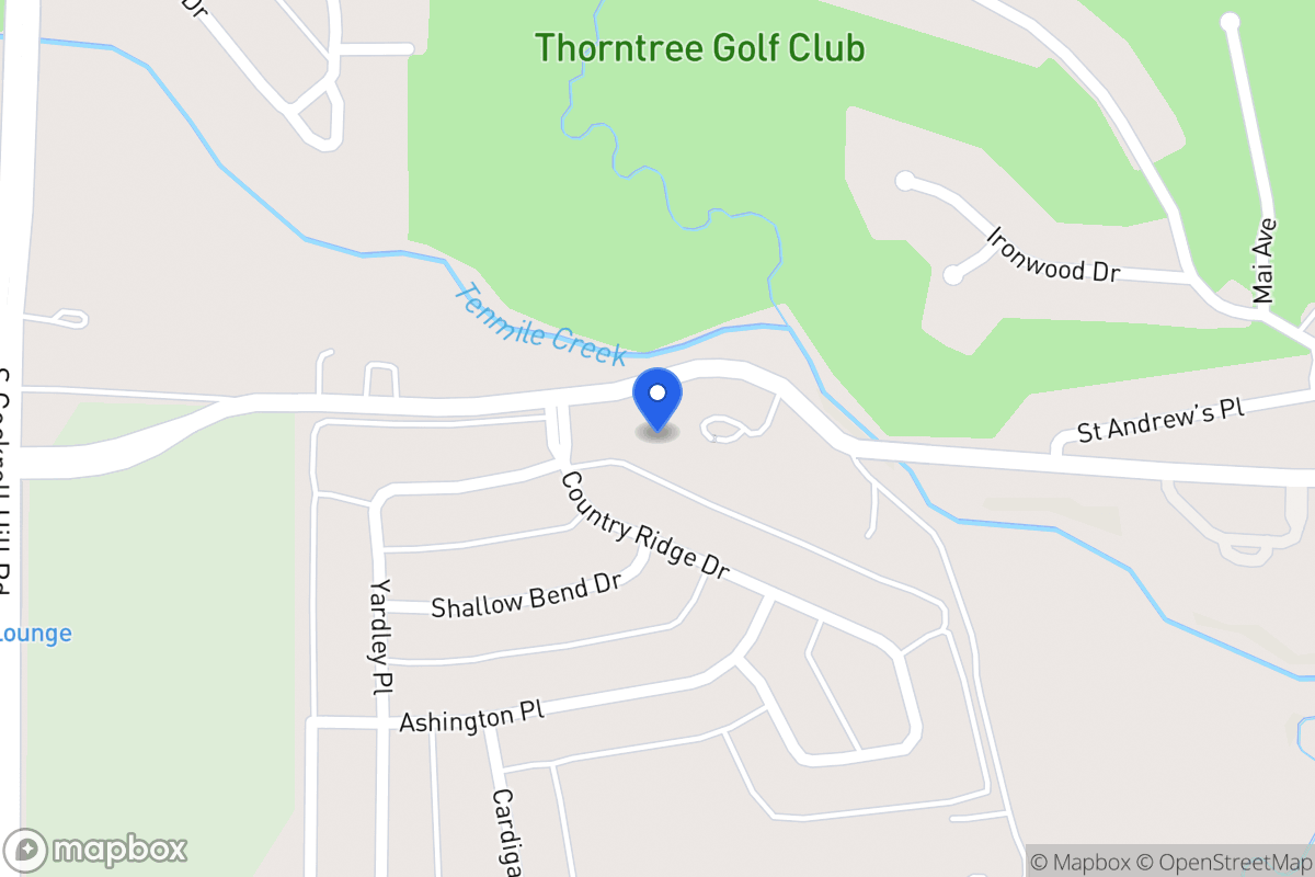Map of 1104 W Wintergreen Rd