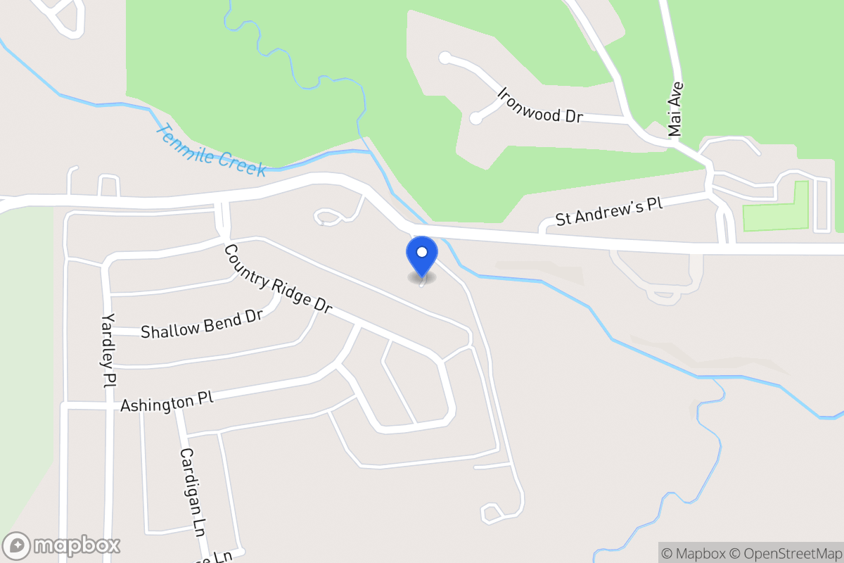 Map of 1016 W Wintergreen Rd