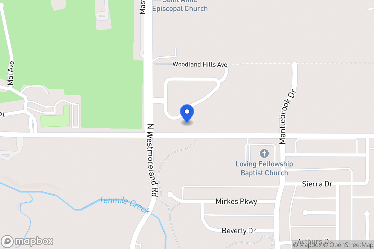 Map of 728 Village Green Dr