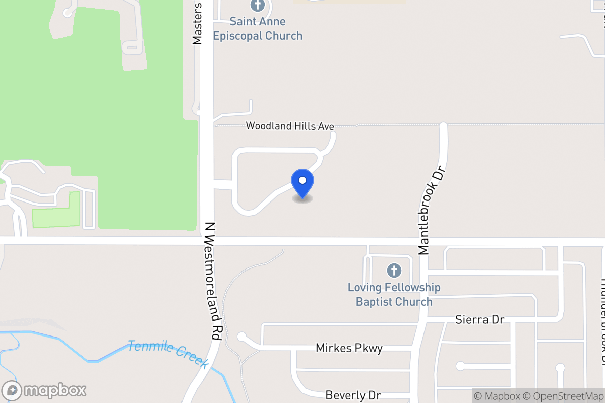 Map of 718 Village Green Dr