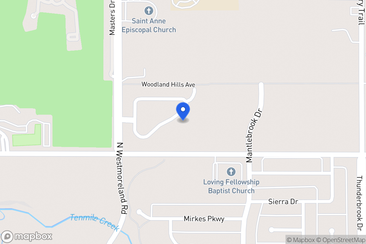 Map of 714 Village Green Dr