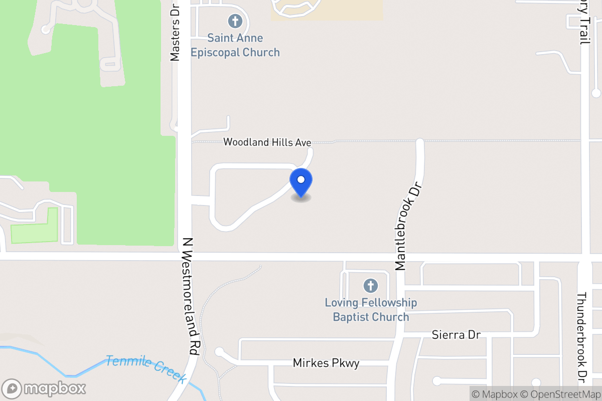 Map of 712 Village Green Dr