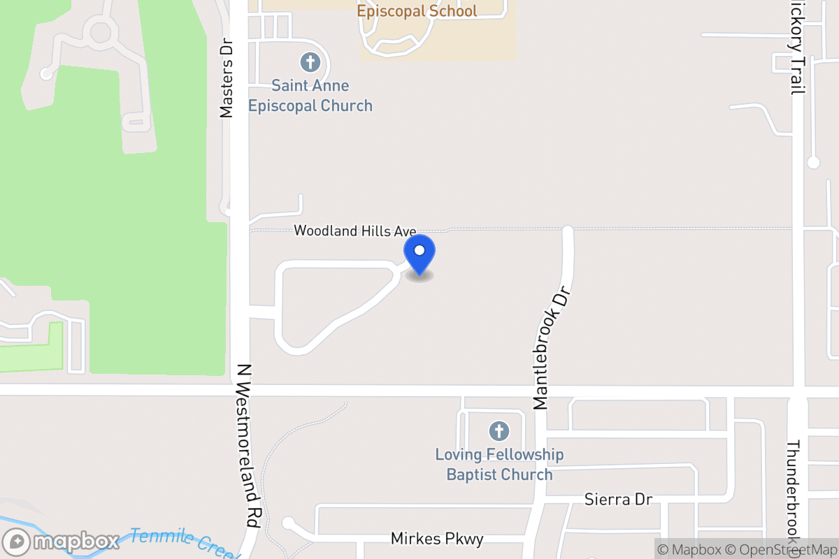 Map of 706 Village Green Dr