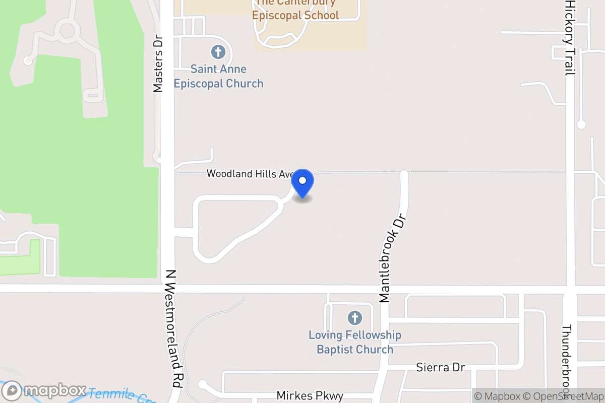 Map of 704 Village Green Dr
