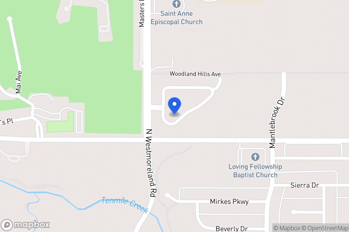 Map of 727 Village Green Dr