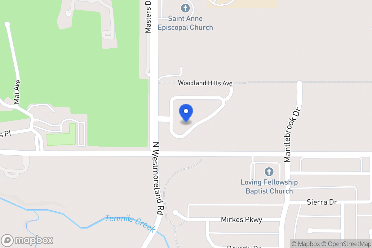 Map of 725 Village Green Dr