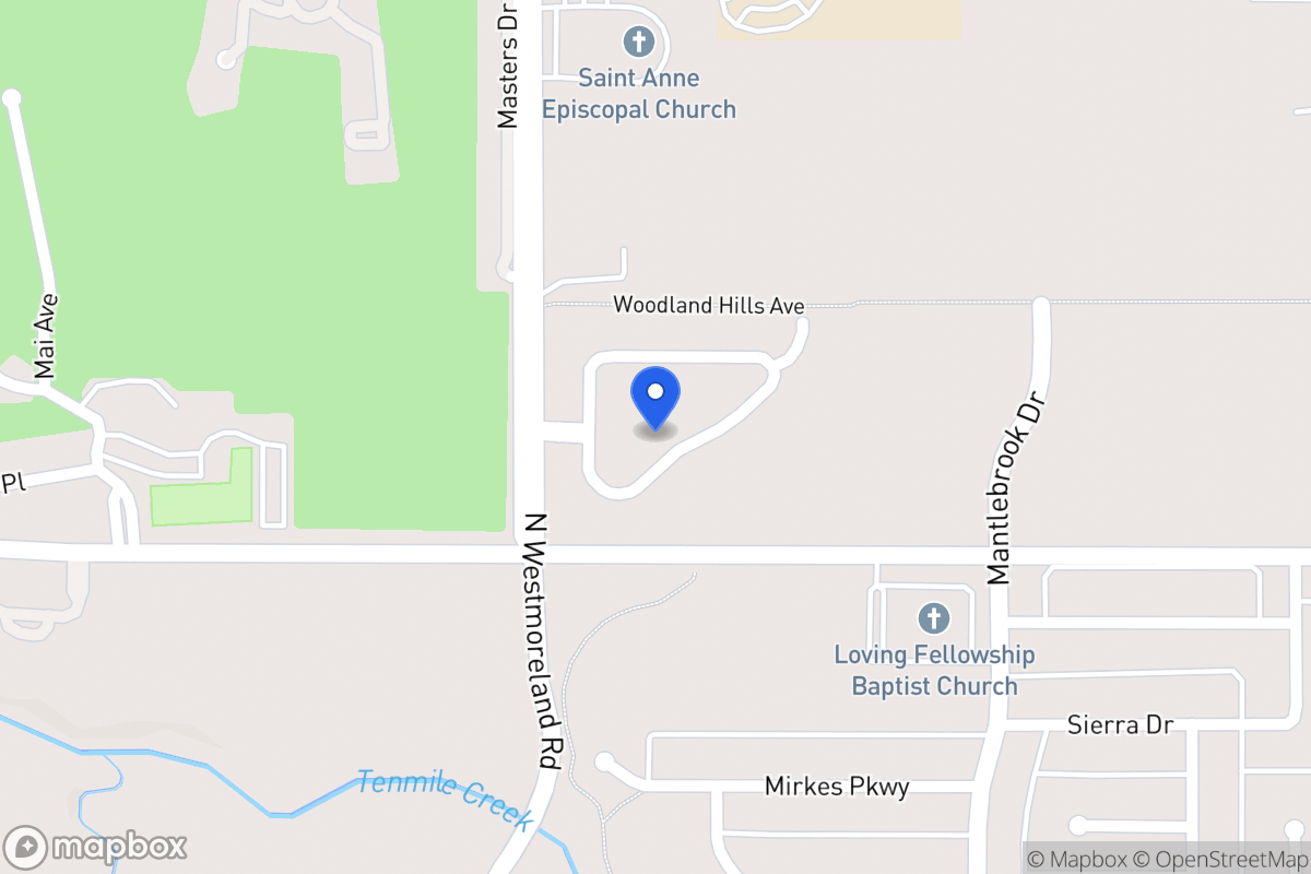 Map of 723 Village Green Dr