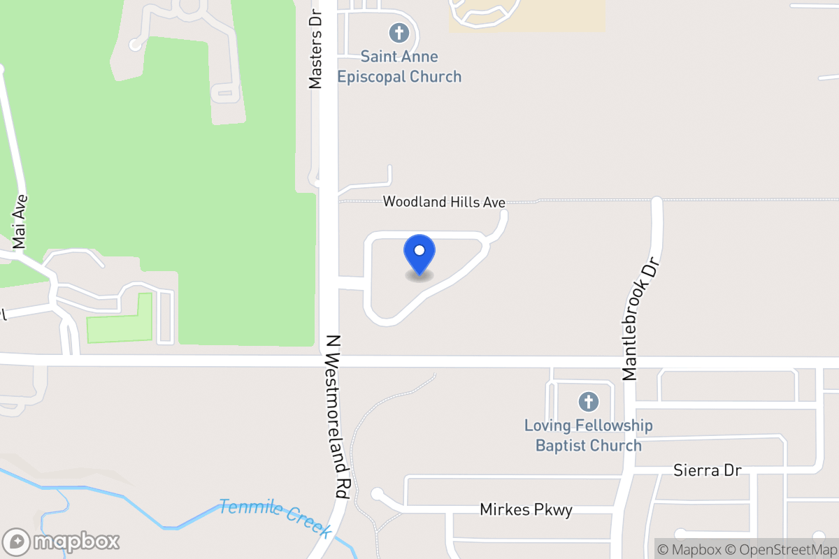 Map of 721 Village Green Dr