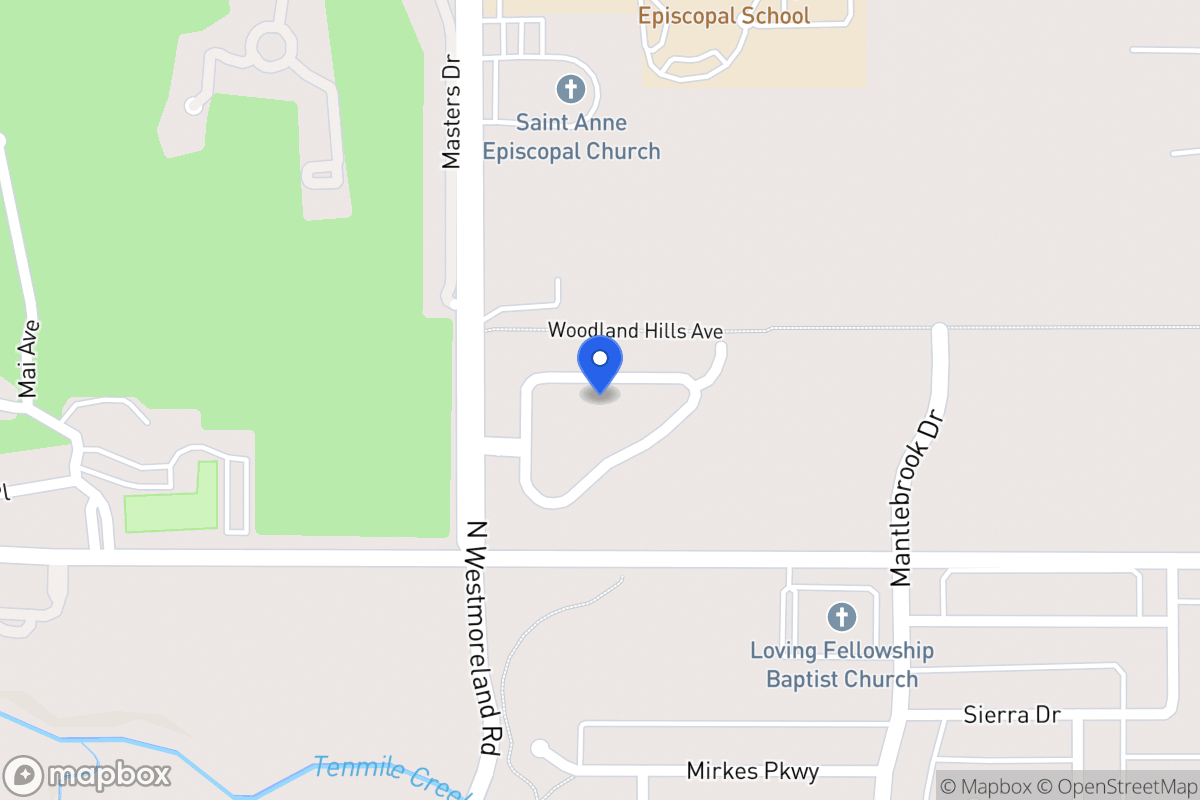 Map of 761 Village Green Dr