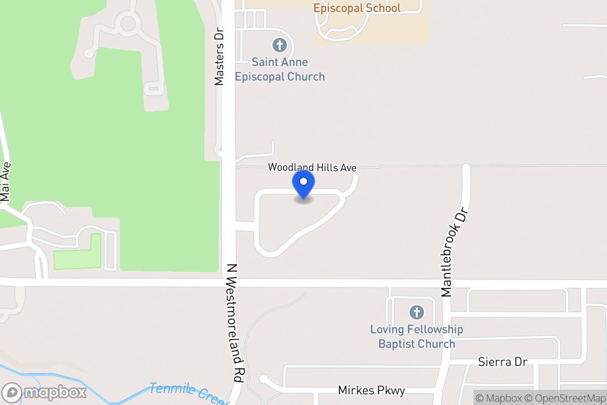 Map of 763 Village Green Dr