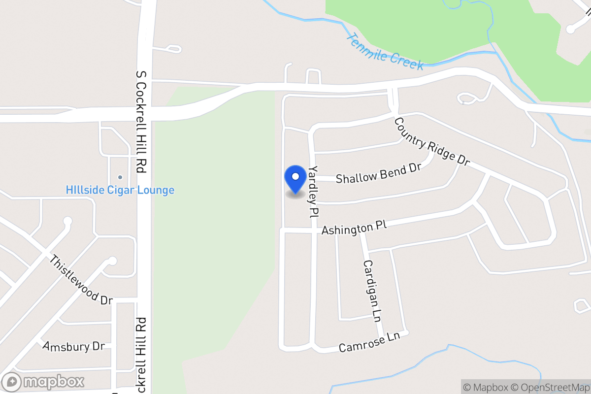 Map of 1405 Yardley Pl