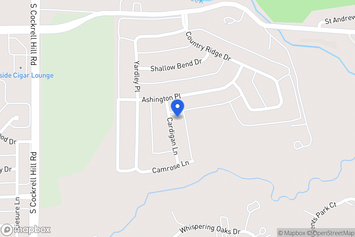 Map of 1312 Cardigan Ln