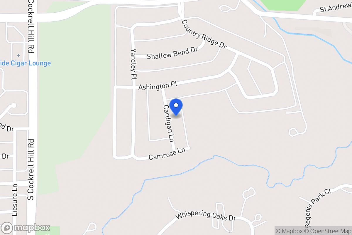 Map of 1308 Cardigan Ln