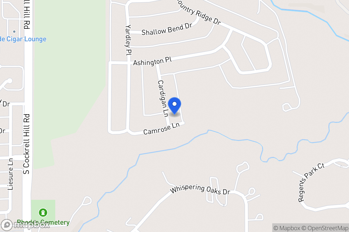 Map of 1300 Cardigan Ln