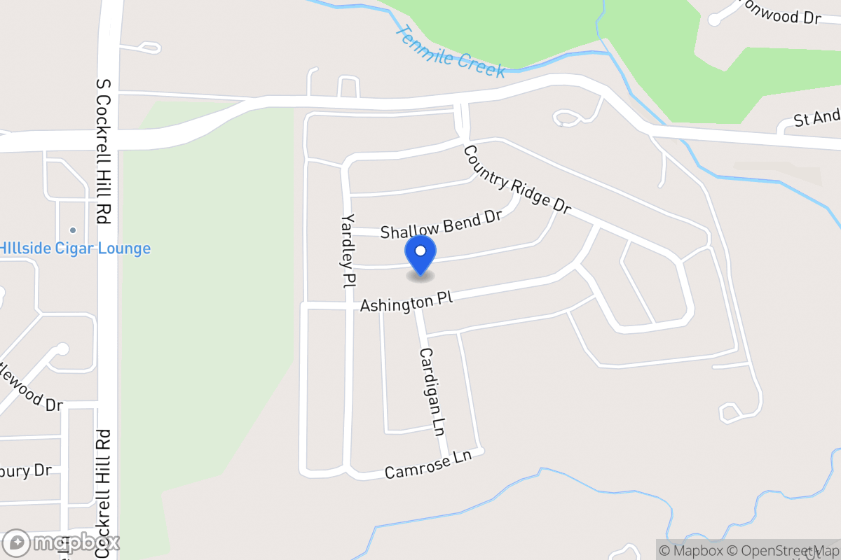 Map of 1125 Ashington Pl