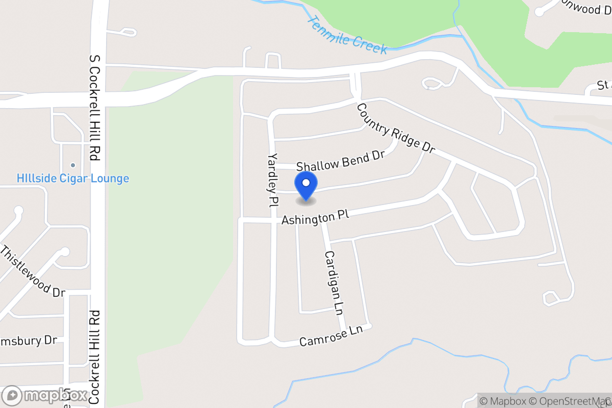 Map of 1129 Ashington Pl