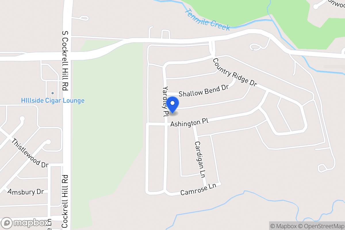 Map of 1133 Ashington Pl