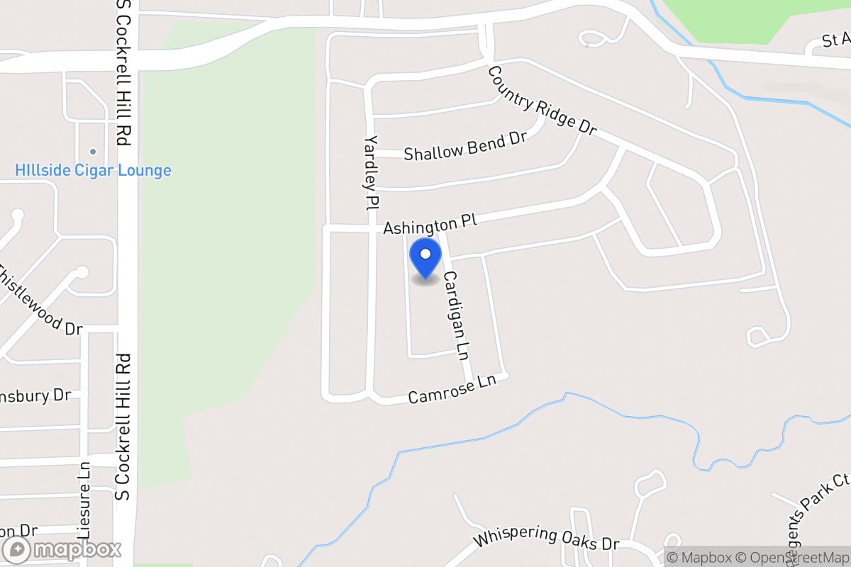 Map of 1313 Cardigan Ln