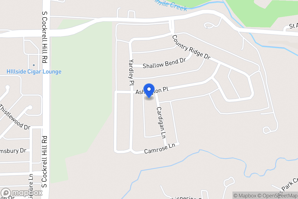 Map of 1317 Cardigan Ln