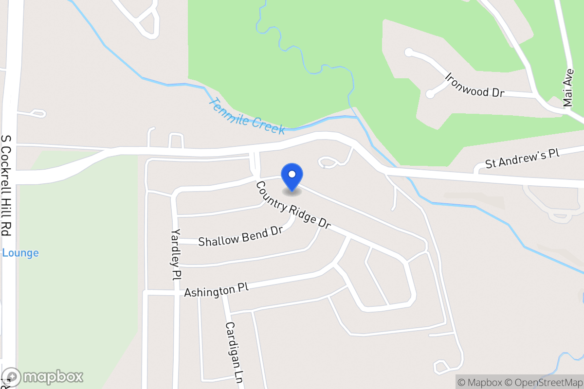 Map of 1440 Country Ridge Dr