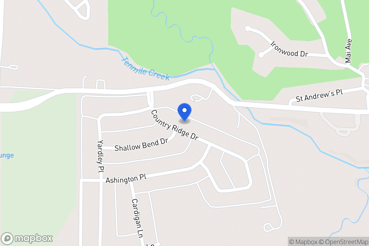 Map of 1436 Country Ridge Dr