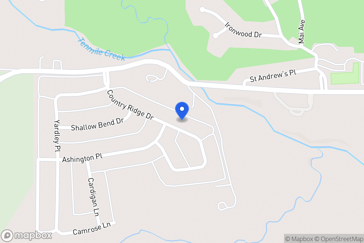 Map of 1420 Country Ridge Dr
