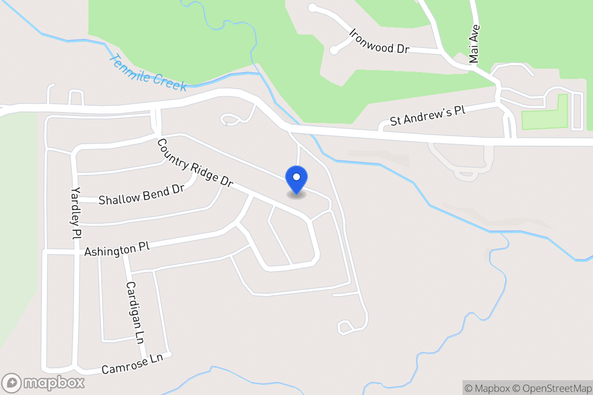 Map of 1416 Country Ridge Dr