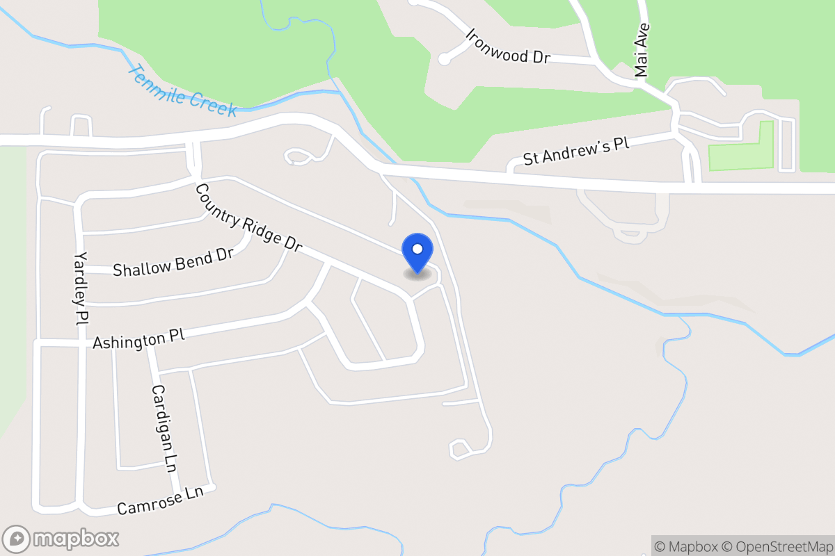 Map of 1412 Country Ridge Dr