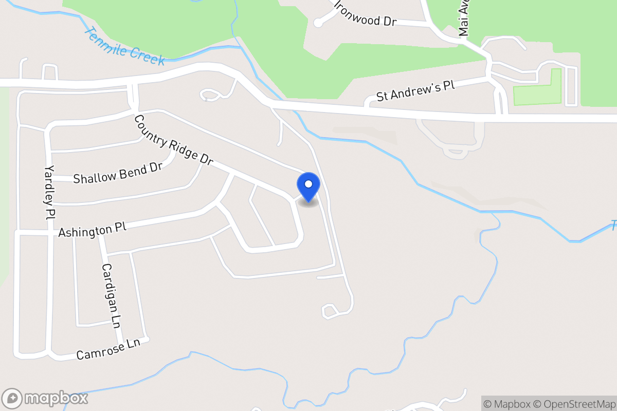 Map of 1408 Country Ridge Dr