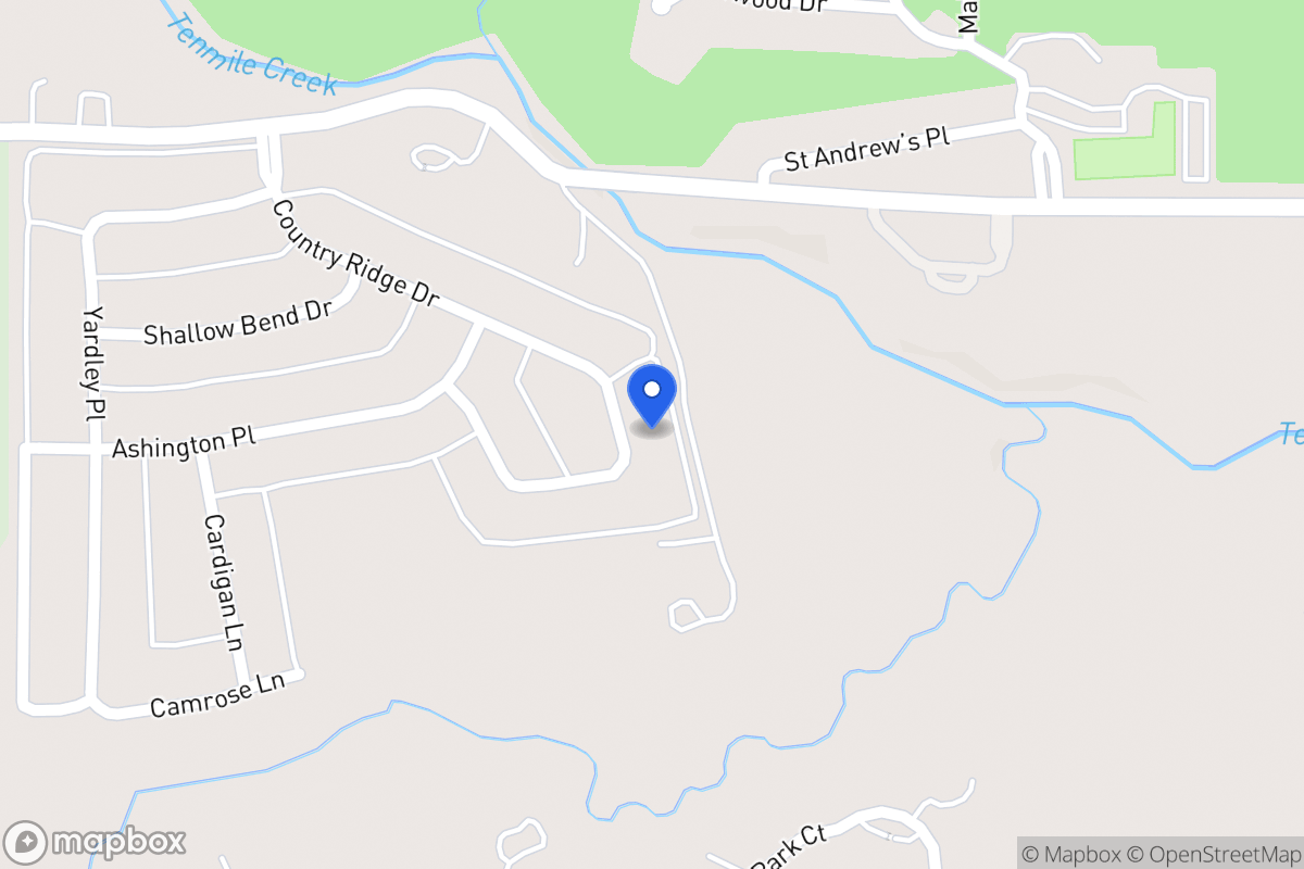 Map of 1404 Country Ridge Dr