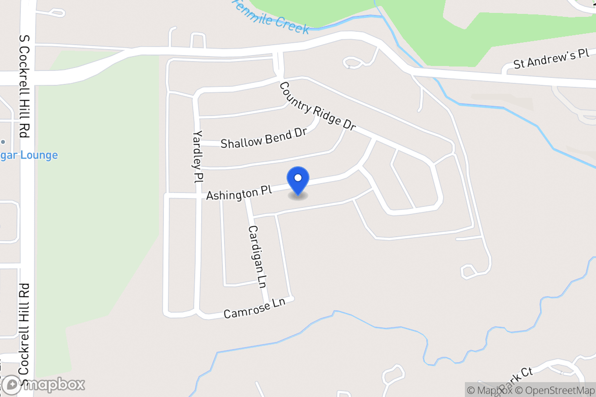 Map of 1116 Ashington Pl