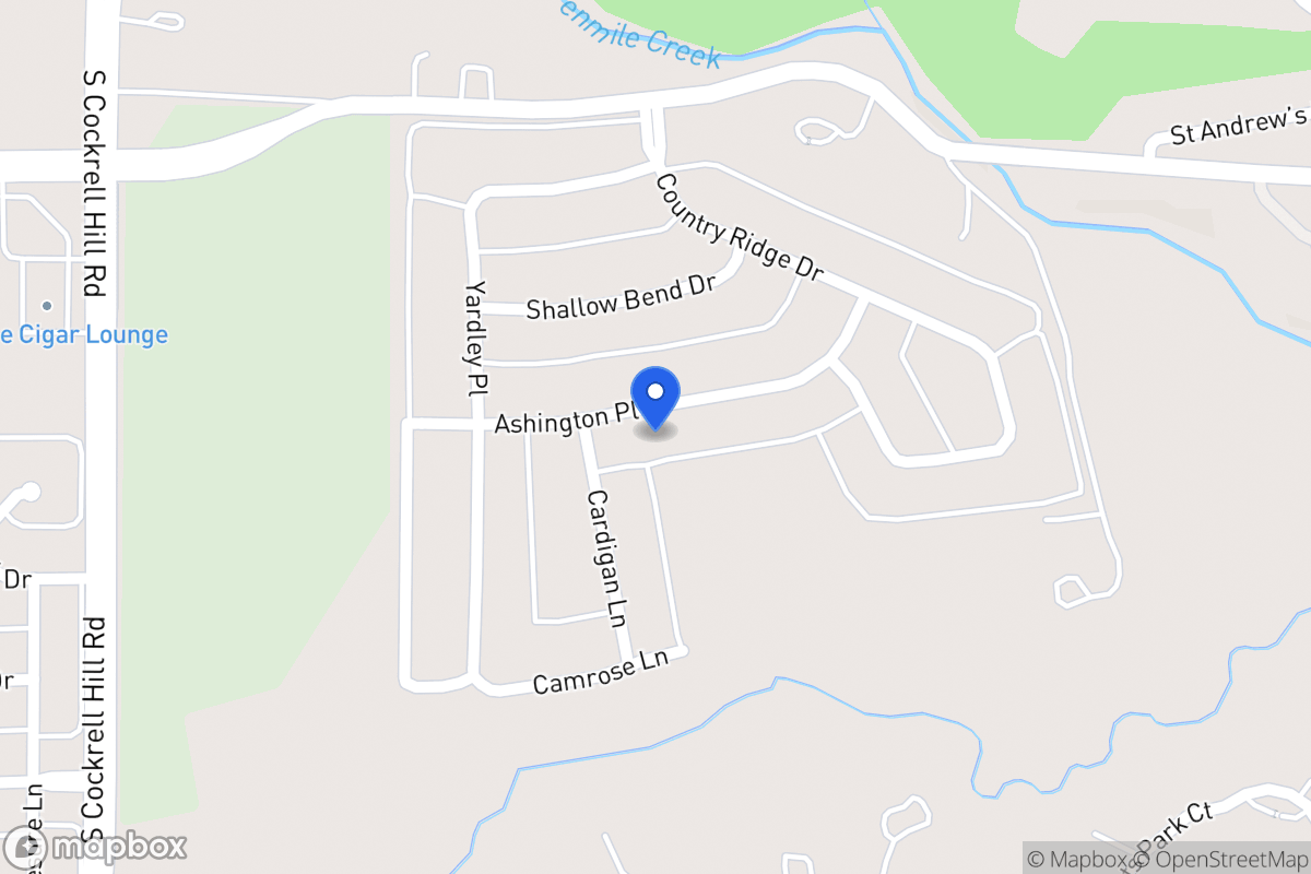 Map of 1120 Ashington Pl