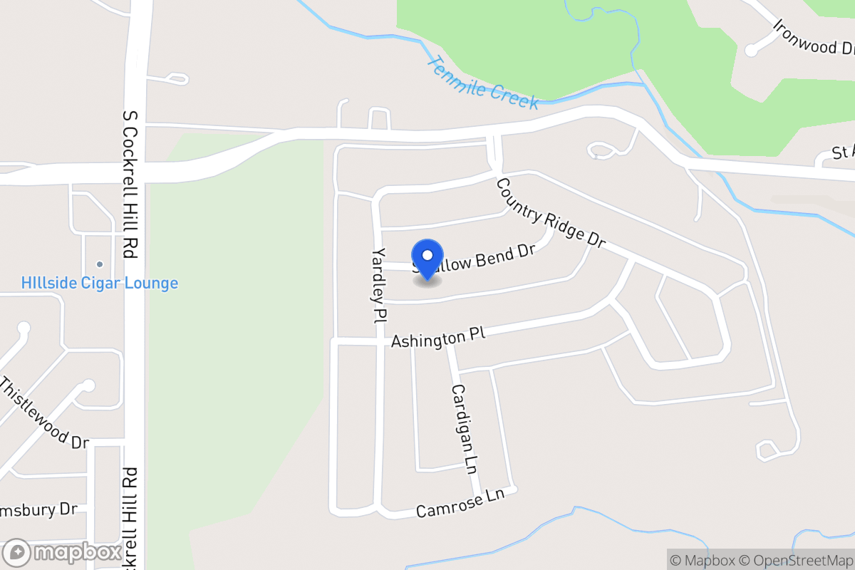Map of 1120 Shallow Bend Dr