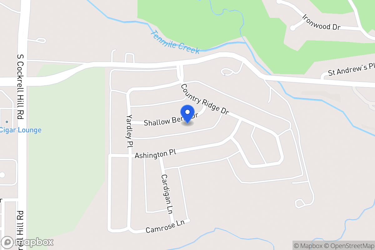 Map of 1108 Shallow Bend Dr