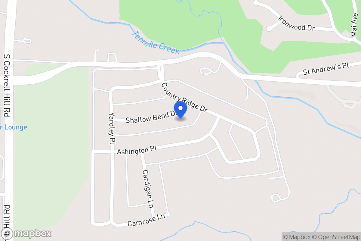 Map of 1104 Shallow Bend Dr