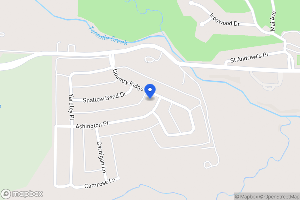 Map of 1101 Ashington Pl