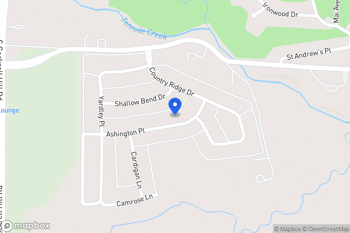 Map of 1109 Ashington Pl