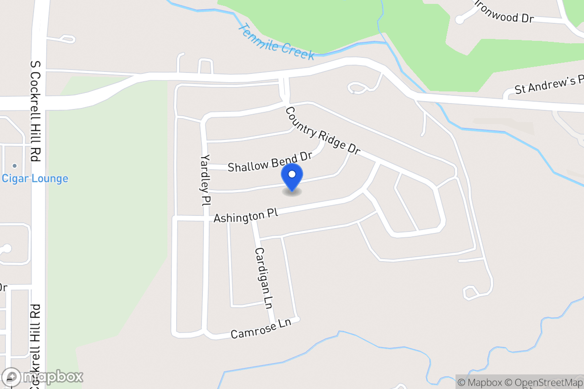 Map of 1117 Ashington Pl