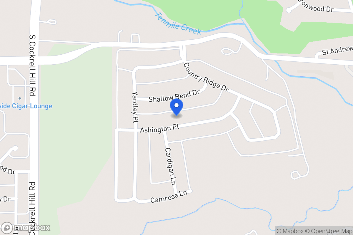 Map of 1121 Ashington Pl
