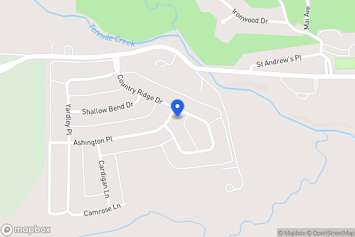 Map of 1419 Country Ridge Dr