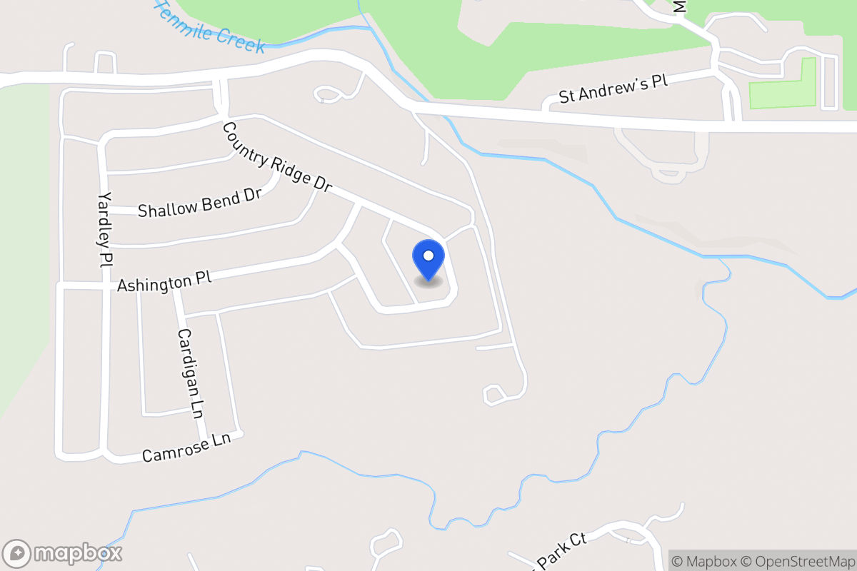 Map of 1401 Country Ridge Dr