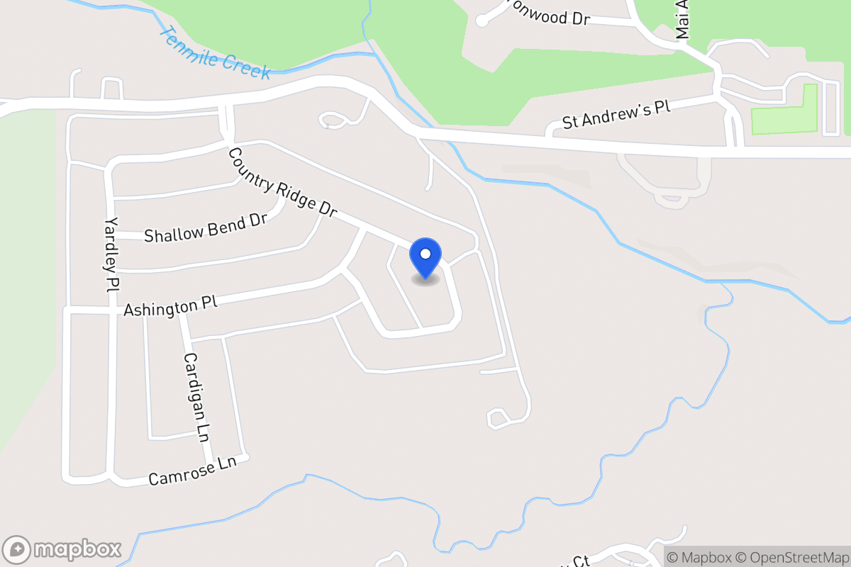 Map of 1411 Country Ridge Dr