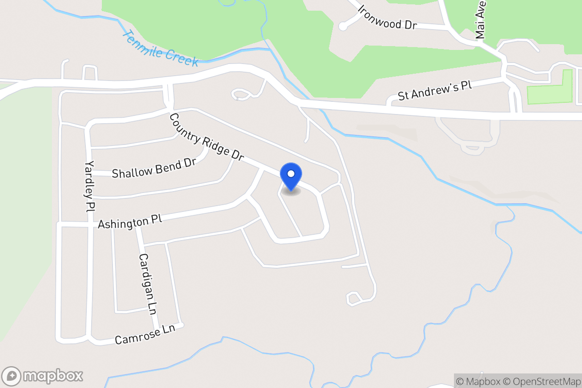 Map of 1415 Country Ridge Dr