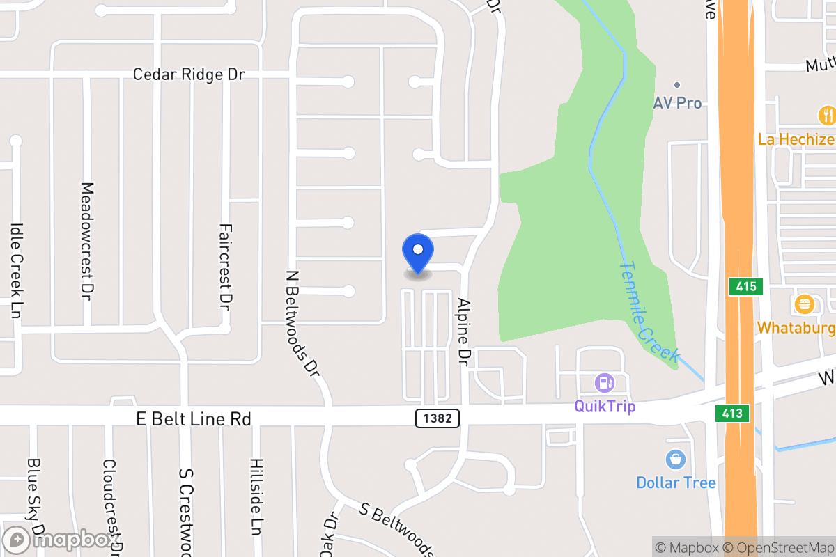Map of 1202 St Moritz Court