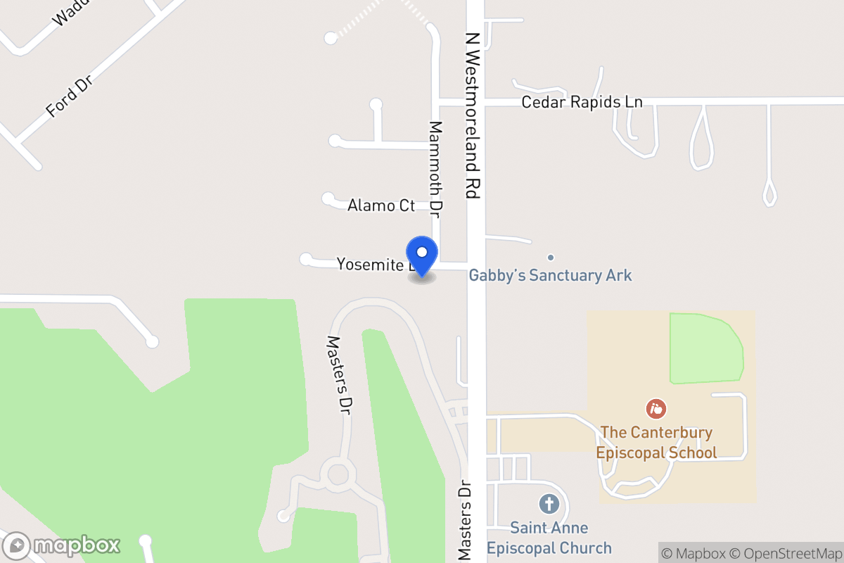 Map of 812 Yosemite Dr